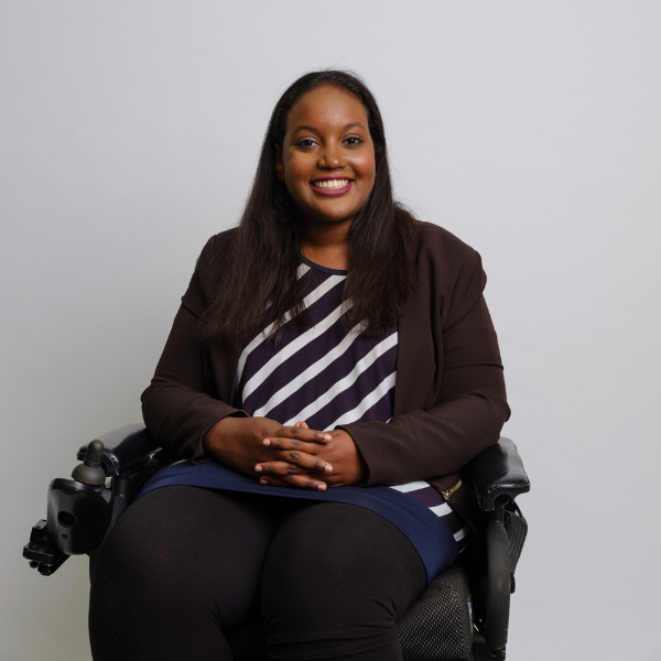 Photo of presenter, Sarah Jama