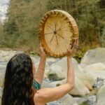 Malina Dawn with drum in hands