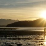 Sunrise over the ocean